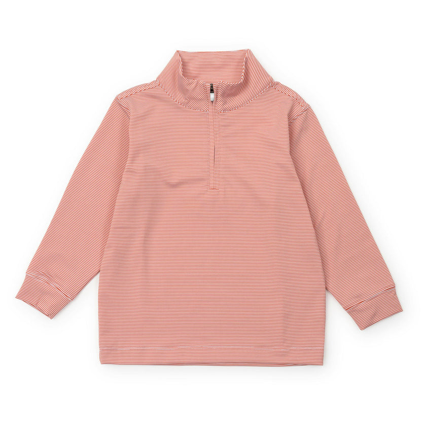 Sam Performance Pullover by LH Sport Orange Stripes