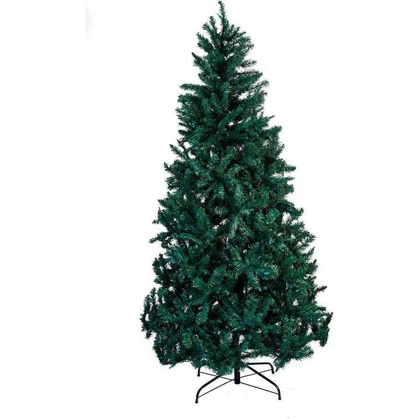 7-Foot Pre-Lit Pine Tree with Multi-Colored Lights
