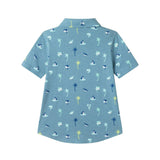 Boys Knit Buttondown Set | Tropical Vibes