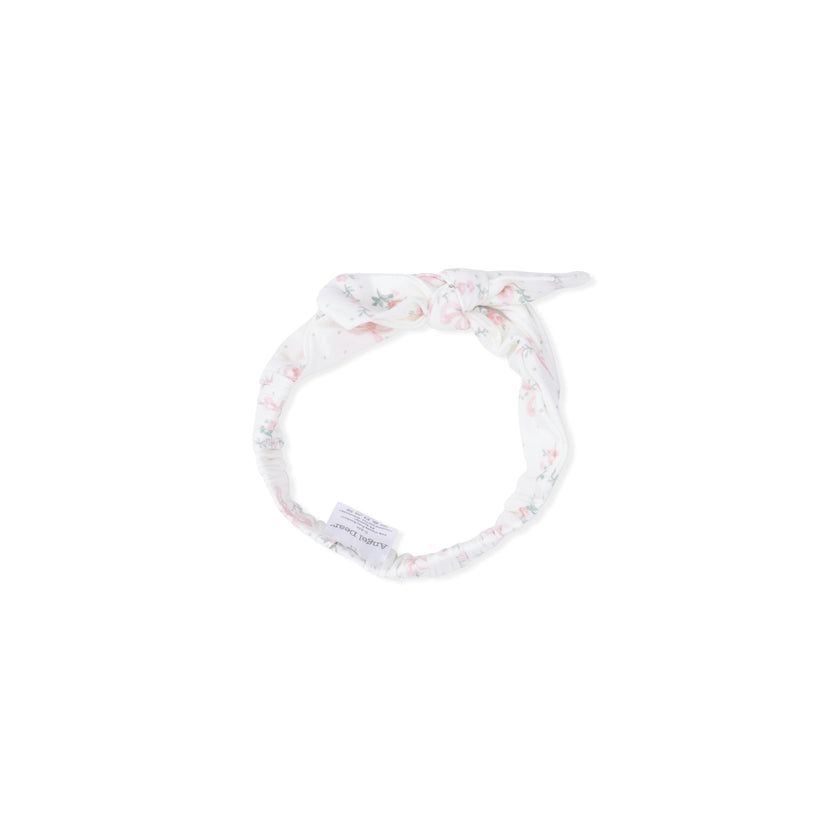 Dainty Buds and Bows - Smocked Dress Set and Headband