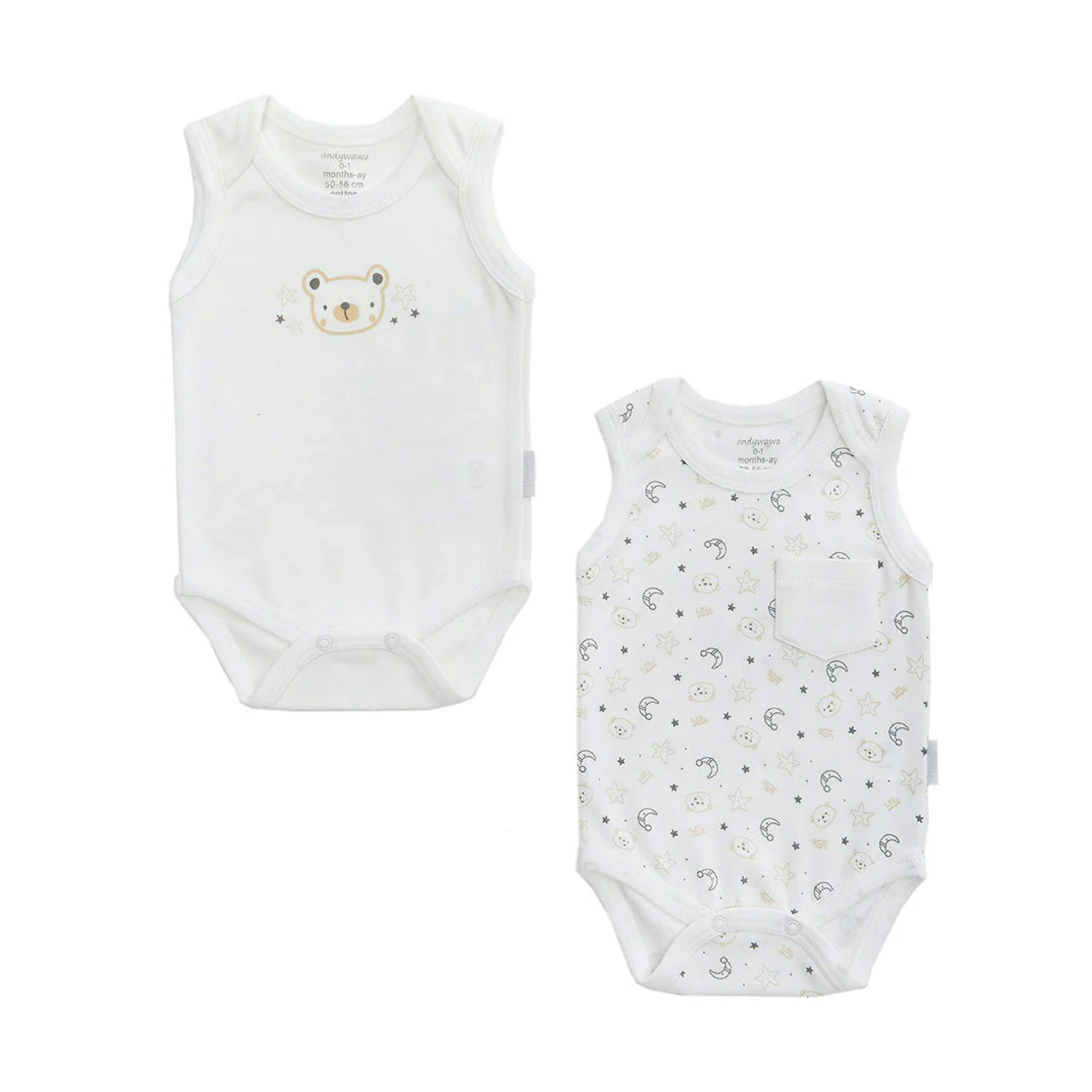 White 2pc LWB Bodysuit Set