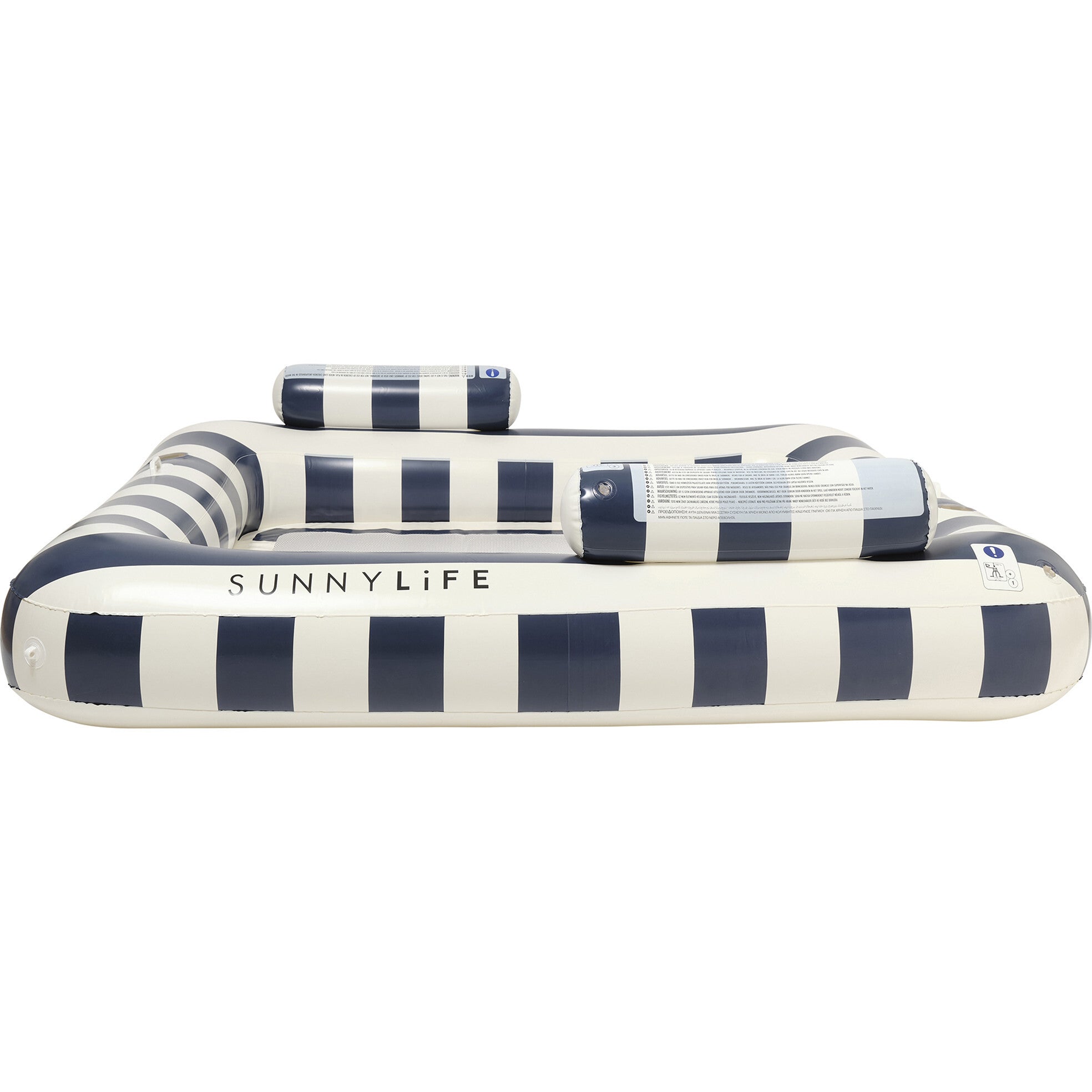 Luxe Twin Hammock Float: Le Weekend - Navy Stripe