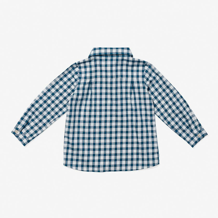 Jeffie Shirt, Blue Picnic Check