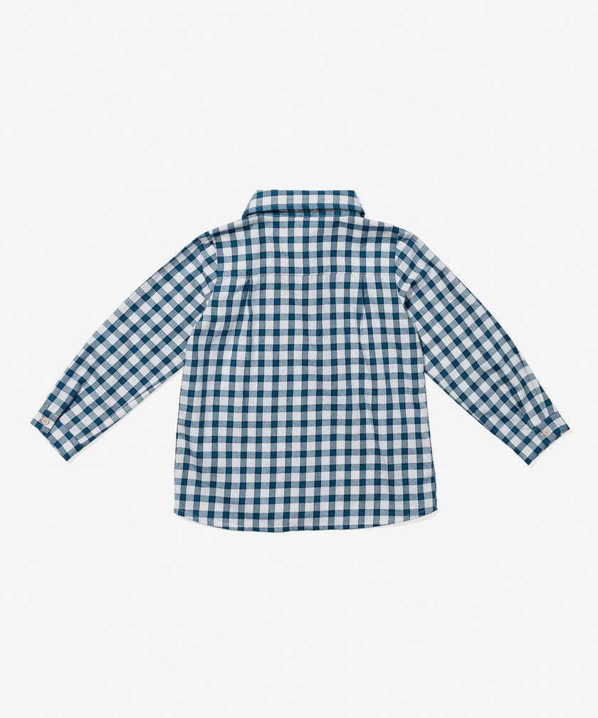 Jeffie Shirt, Blue Picnic Check
