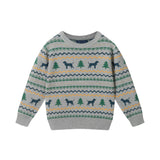 Boys Sweater & Jogger Set | Winter Dogs - Grey