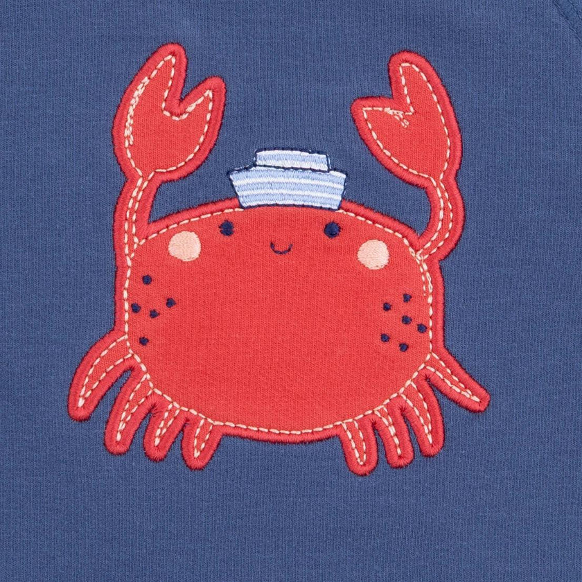 Sailor Sea Creatures Appliques - Raglan Sweatshirt