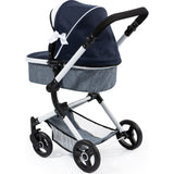 Bayer Design Dolls: Pram Neo Vario - Blue