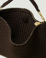 Porto Medium Half-Moon Bag | Chocolate