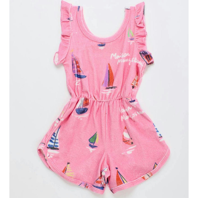 BARCOS TOWEL JUMPSUIT PINK