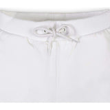 Organic French Terry Pull-On Short, White