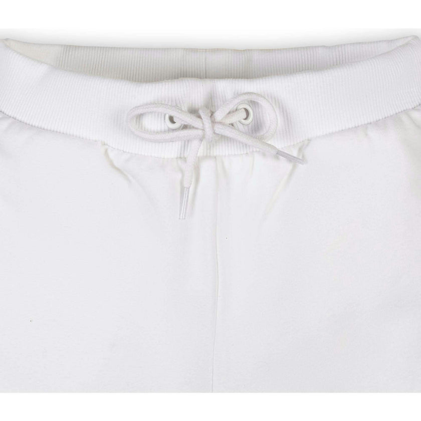 Organic French Terry Pull-On Short, White
