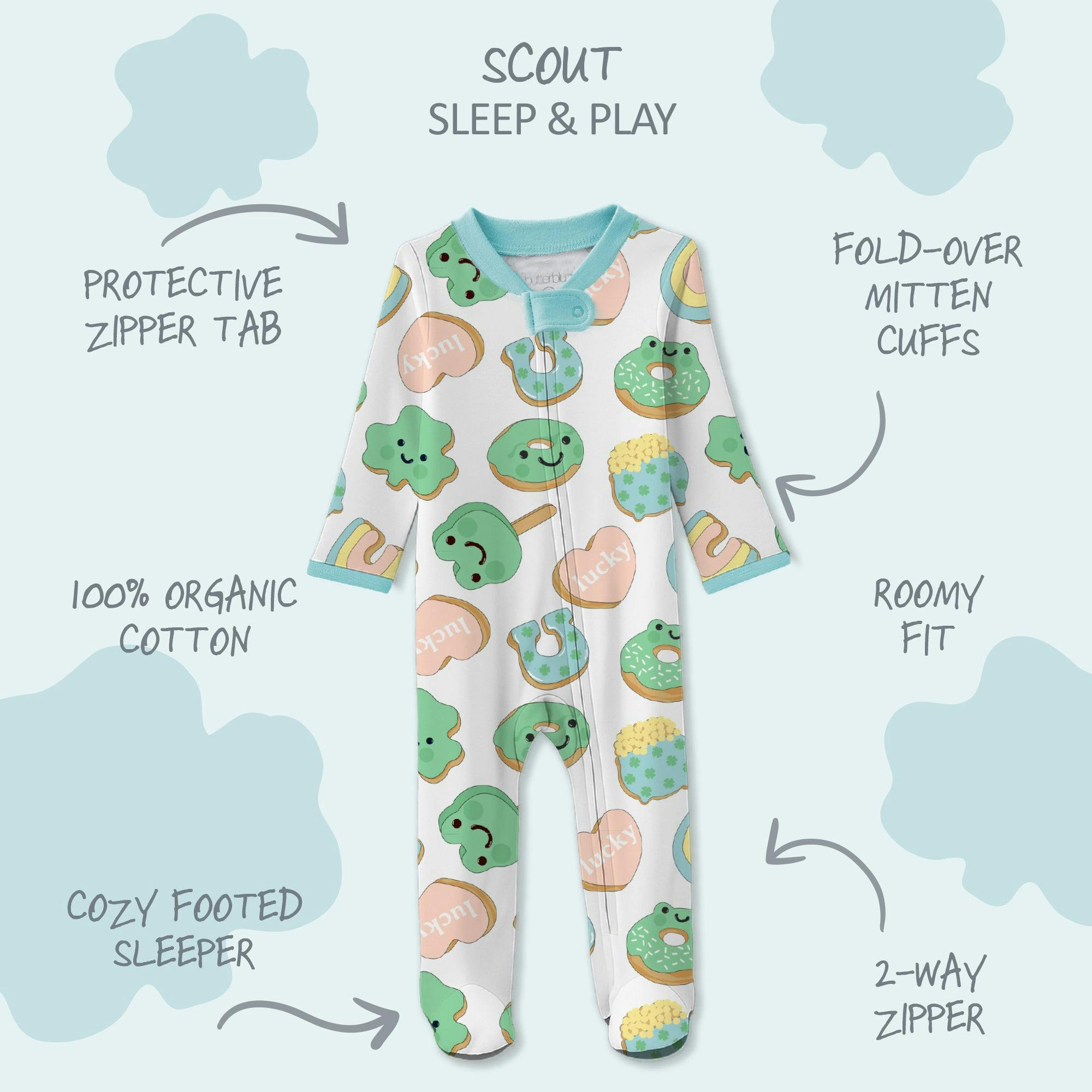 SCOUT Sleep & Play Girls Pajamas