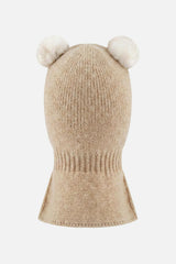 Knit Bear Balaclava Light Taupe