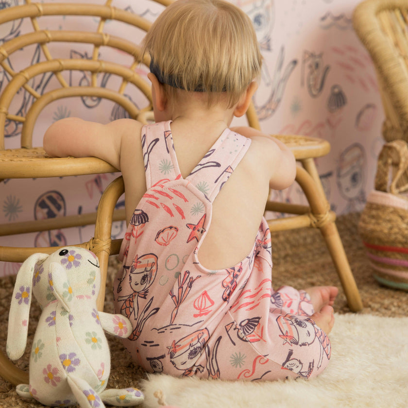 Knit Patterned Bunny Plush - Daisy