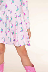 Simply Soft Long Sleeve Scoop Back Be Happy Dress