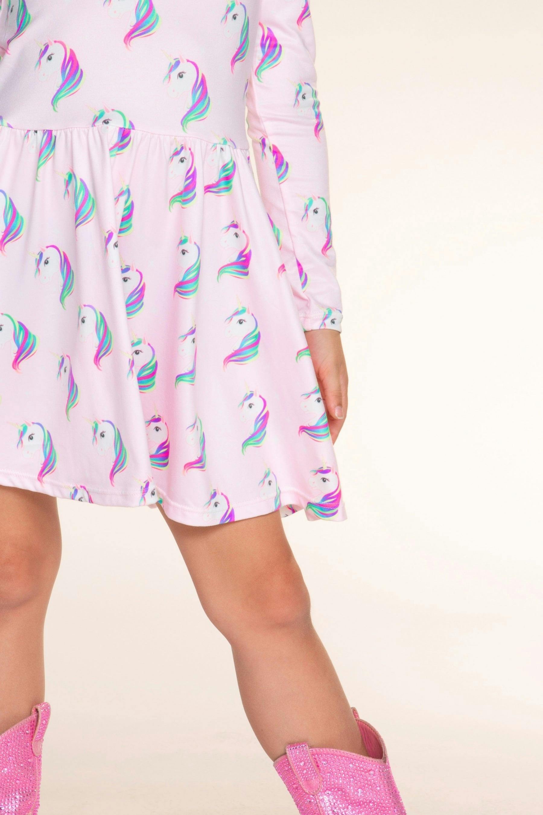 Simply Soft Long Sleeve Scoop Back Be Happy Dress