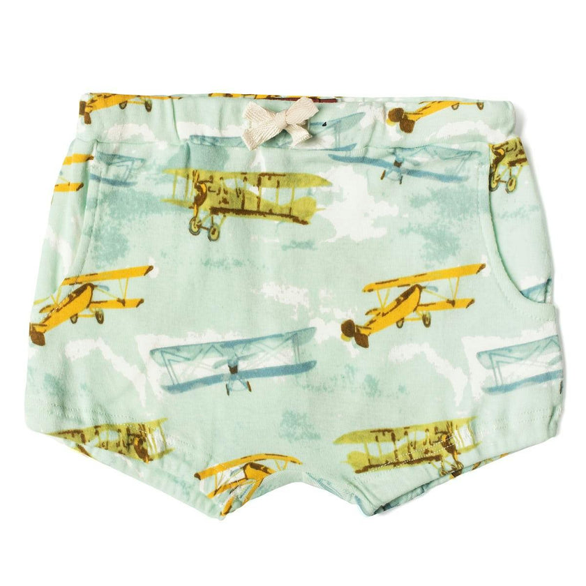 Vintage Planes Organic Cotton Pocket Bloomer