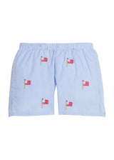 Embroidered Basic Short - Flags