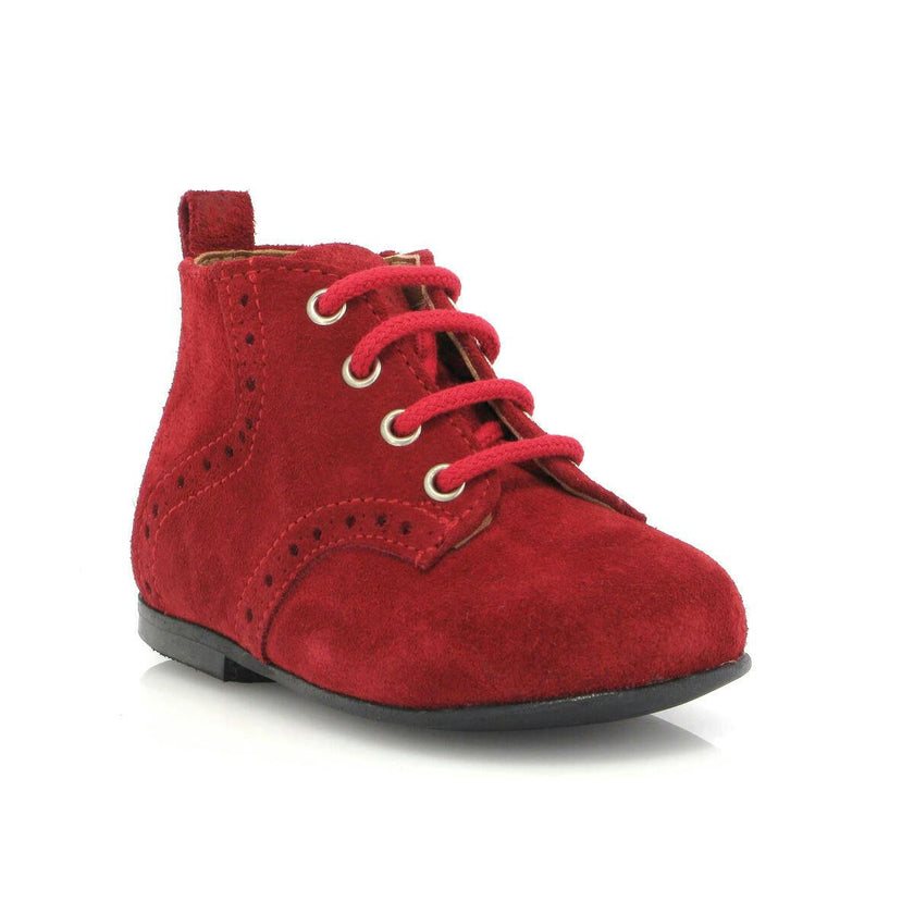 Oxford Boots, Red Suede