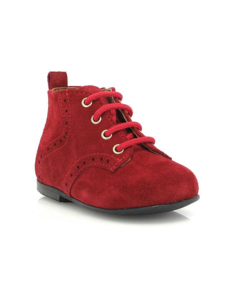 Oxford Boots, Red Suede