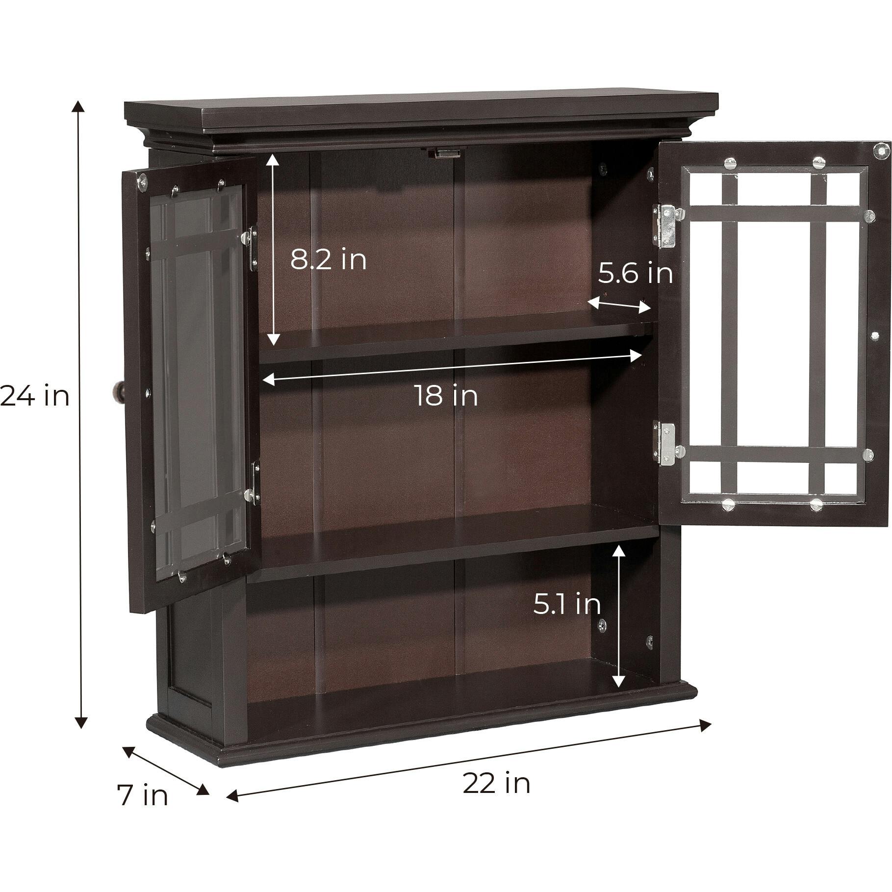 Neal Wooden 2 Door Wall Cabinet