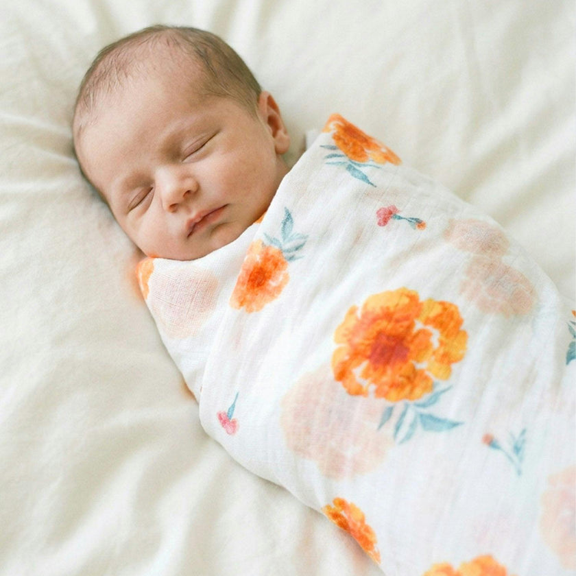 Organic Cotton Muslin Swaddle