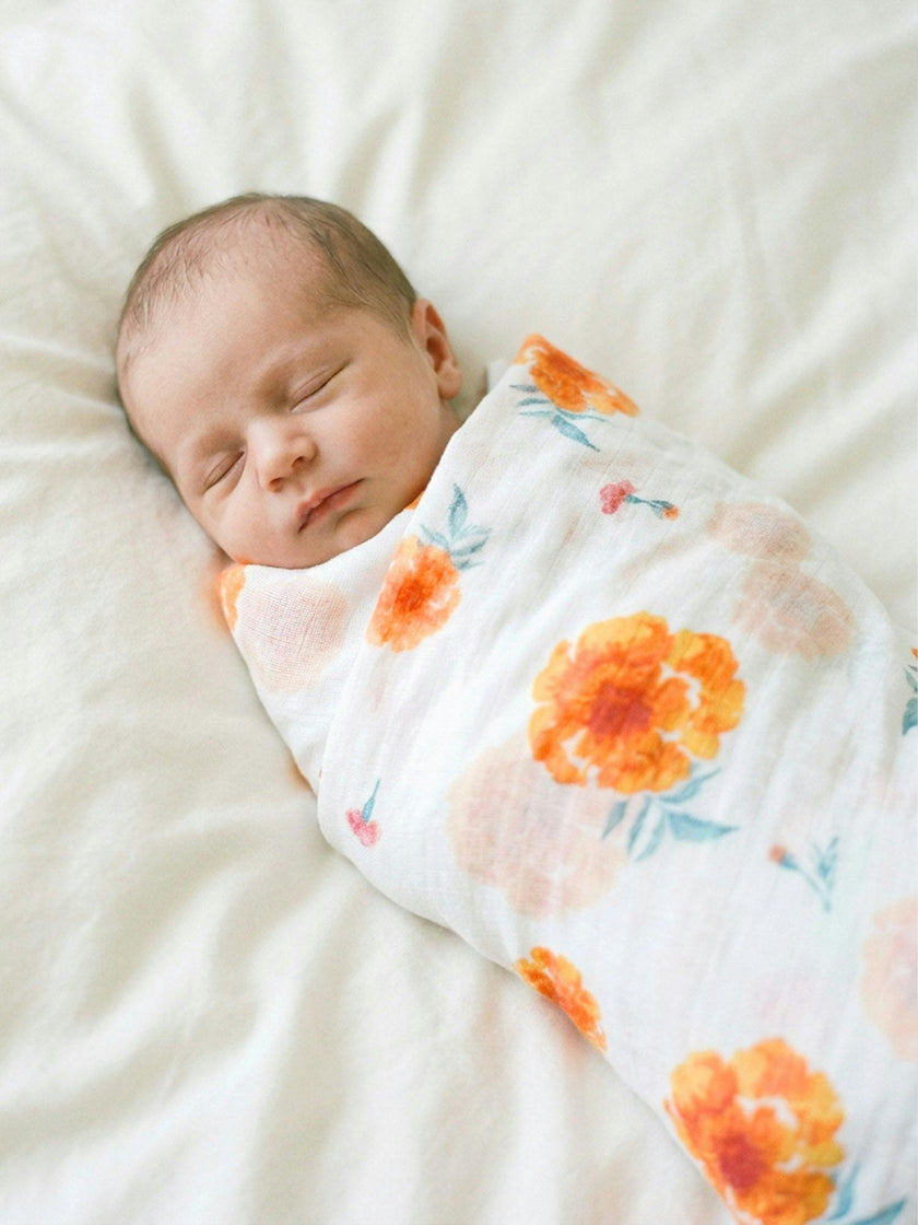 Organic Cotton Muslin Swaddle
