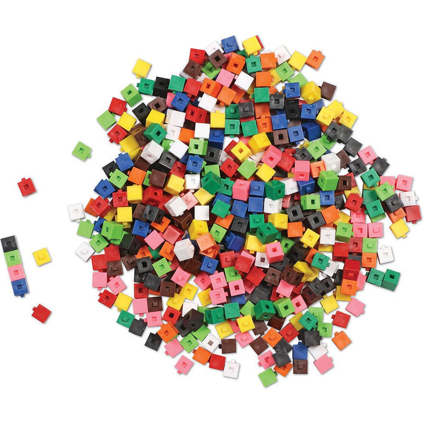Interlocking Centimeter Cubes Set of 1000