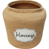 Handcrafted Braided Cord Basket