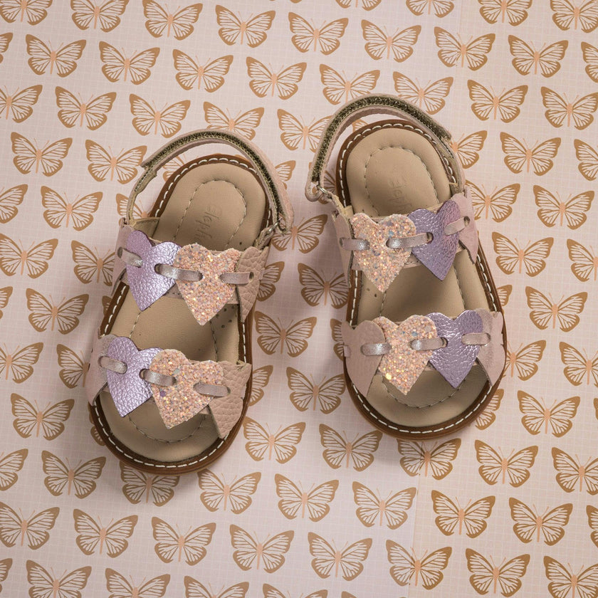 Toddler Cuore Sandal | Pink Leather