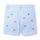 Embroidered Flag Oxford Short