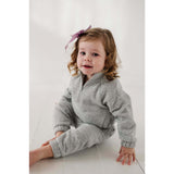 Fleece Zip Set Beige, Beige