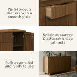 Pogo Tambour Extra Wide Assembled Dresser (58")
