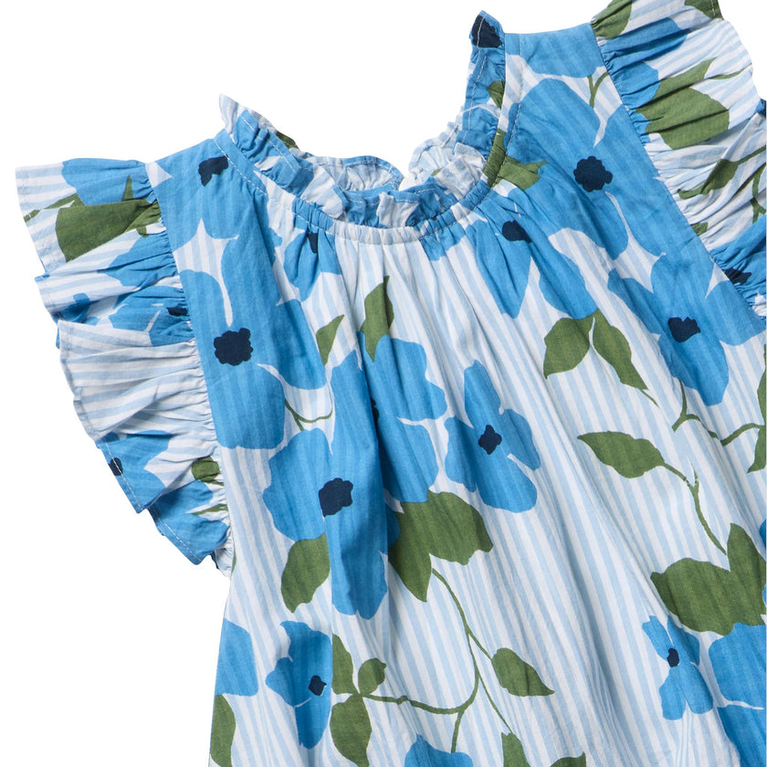 Girls Harper Dress - Hibiscus Floral