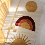 Niceday Graphic Print Rectangular Rug