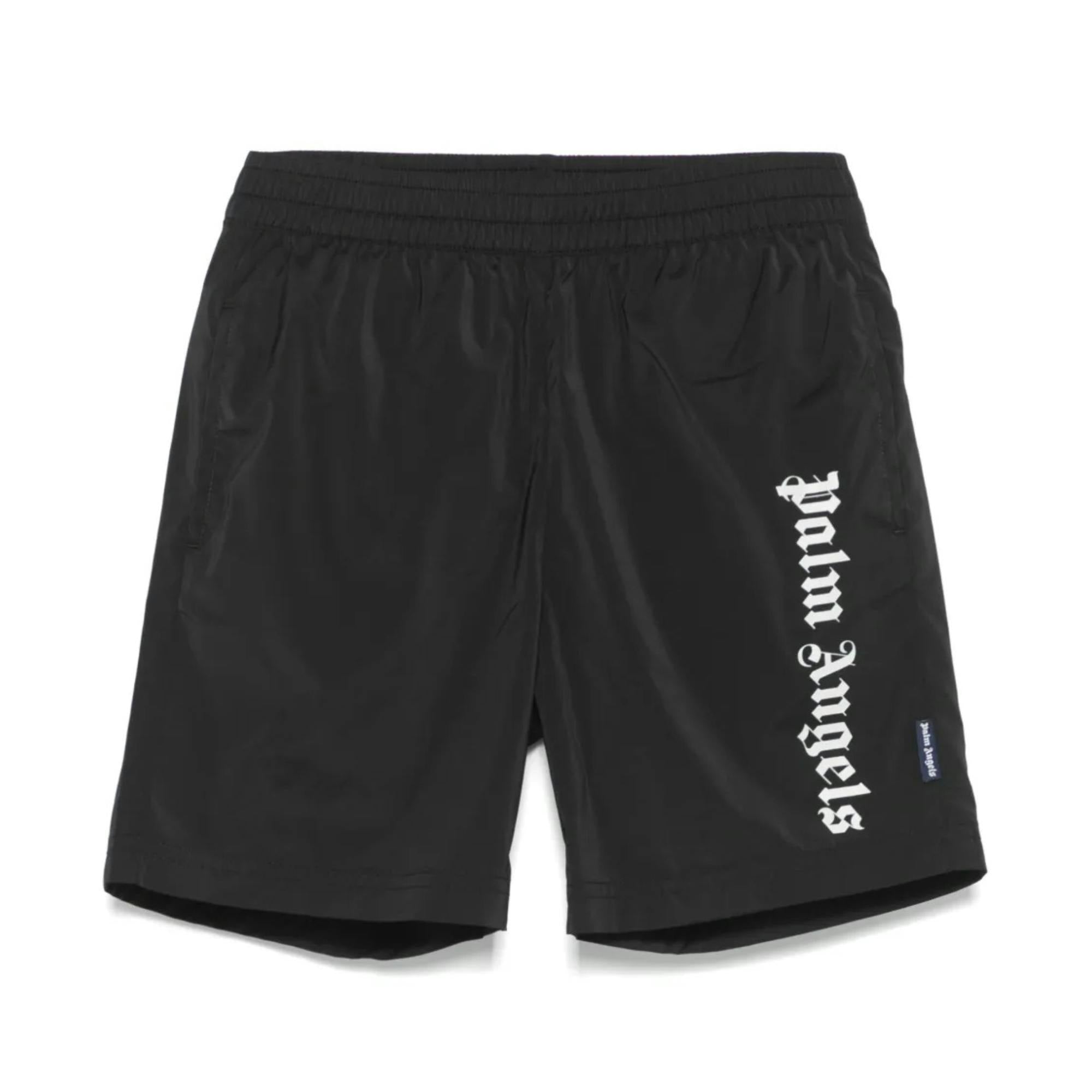 Long Beachwear Black Shorts
