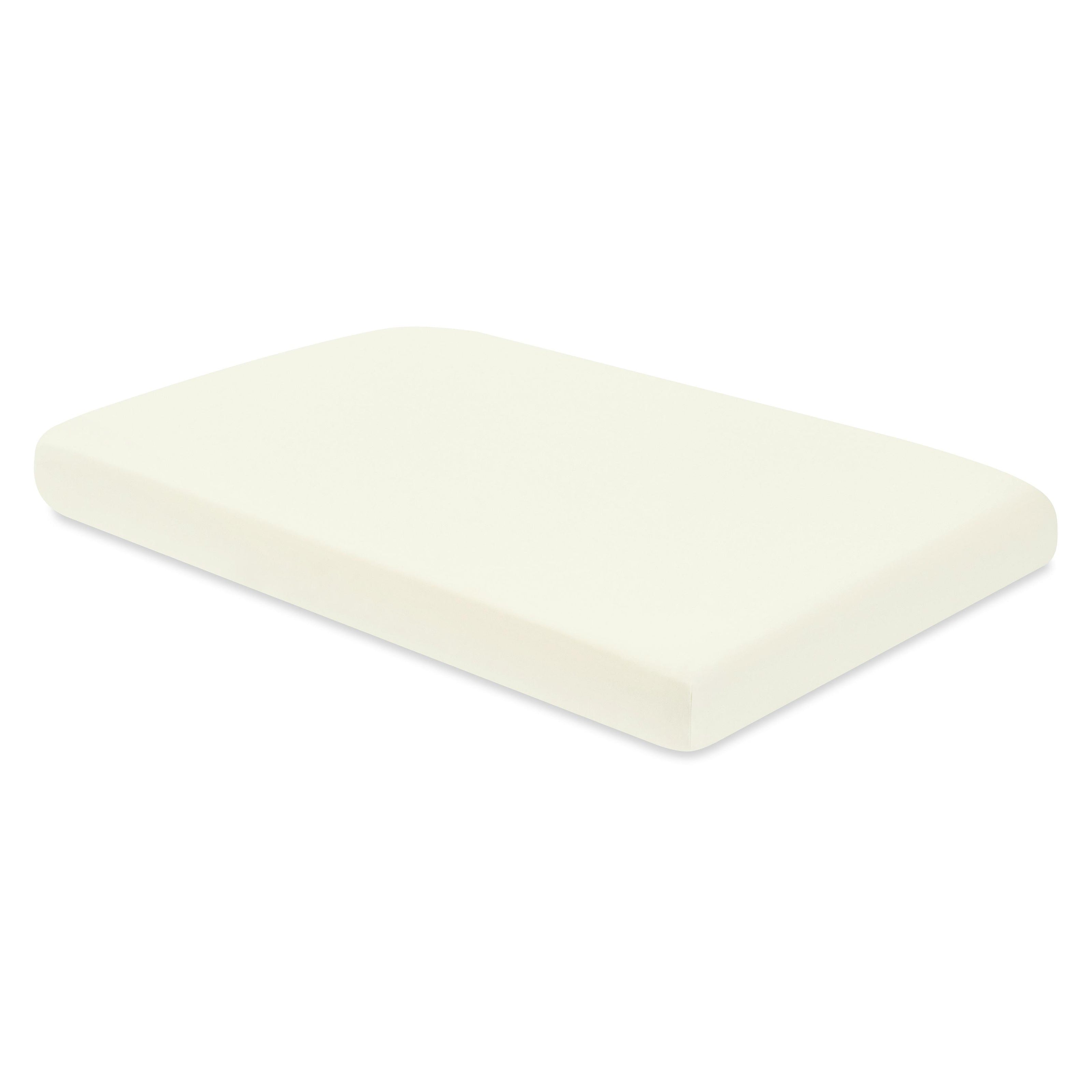 Mini Crib Sheet in GOTS Certified Organic Brushed Cotton in Ivory