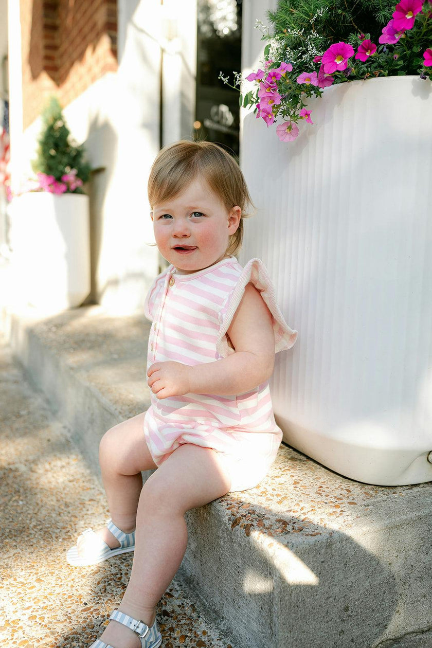 Hannah Bubble - Pink & White Stripe