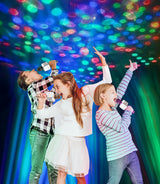 Party2-Go Karaoke Mic Disco Ball Combo