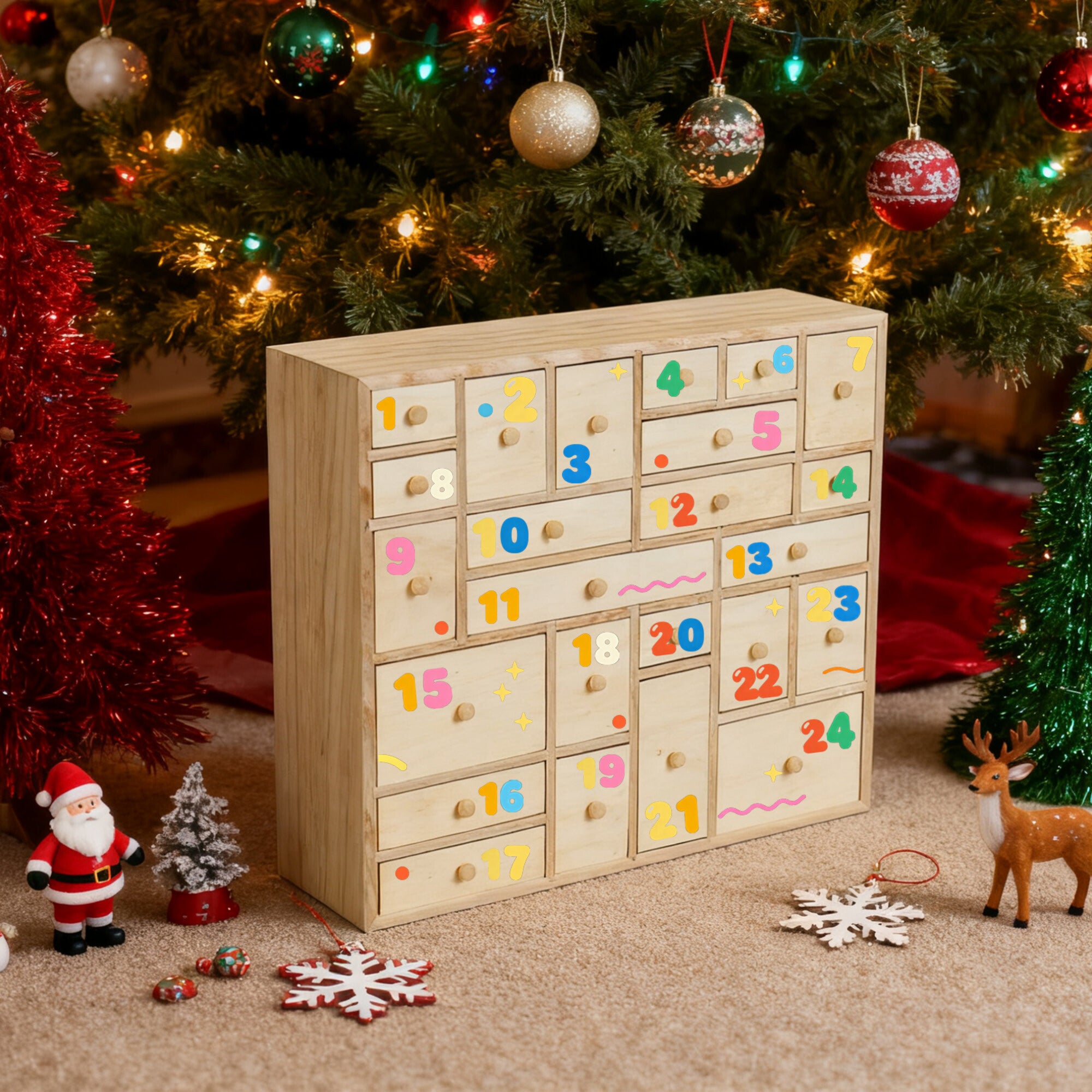 DIY Craft Storage & Advent Calendar