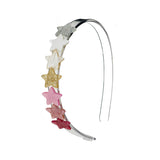 Stars Pearlized Pink Headband