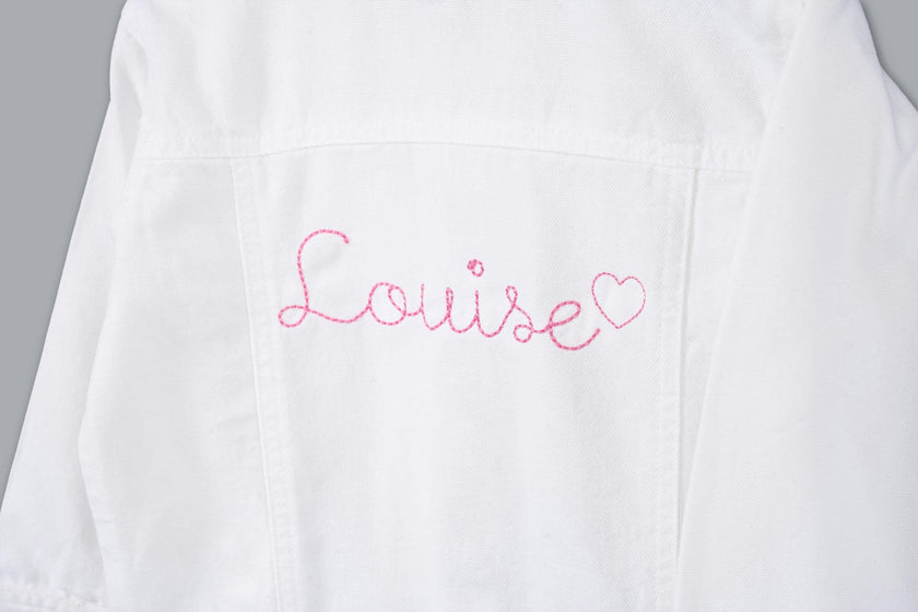 Baby Denim Jacket - Custom Embroidered