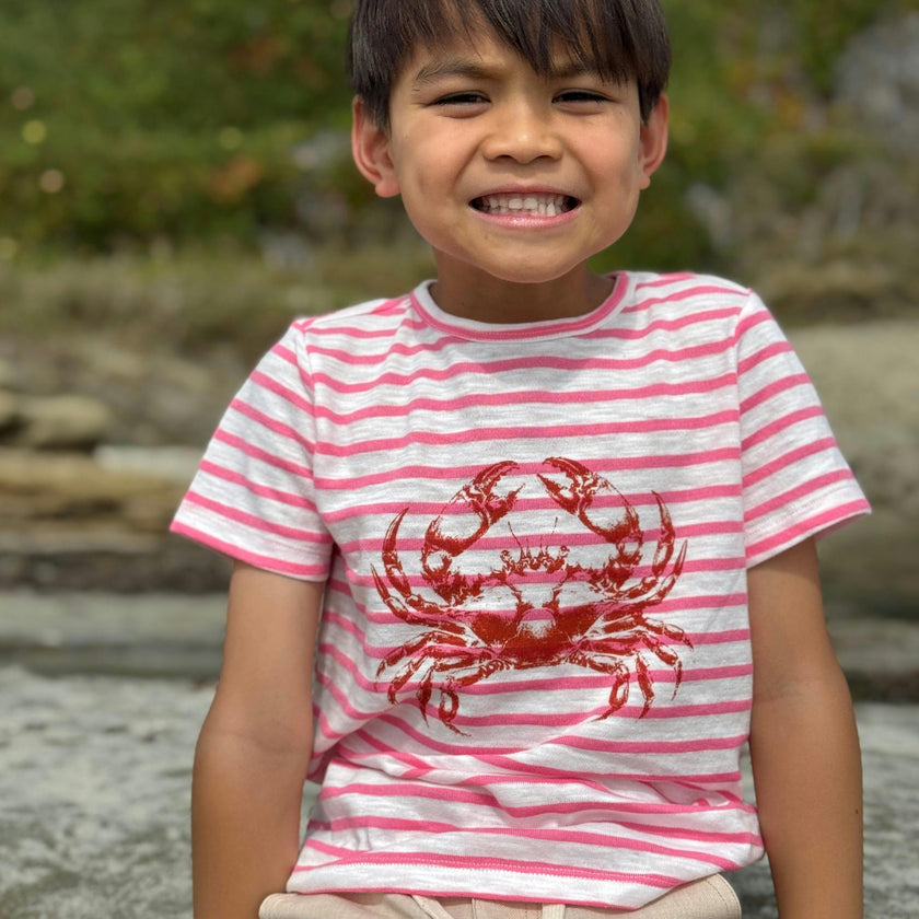 NEWQUAY RED CRAB  Printed Tee