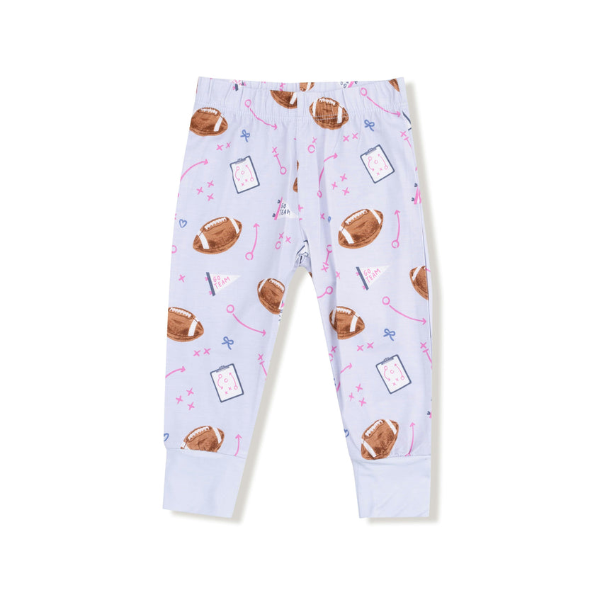 Touchdown Time - Lavender - Long Sleeve Loungewear Set