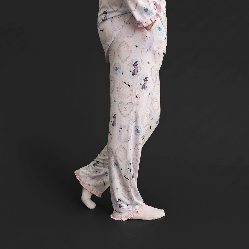 Posh Spooks Women's Ruffled Pajama Set
