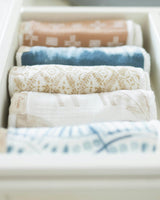 Caspian Whale Cotton Burp Cloth (Set of 3)