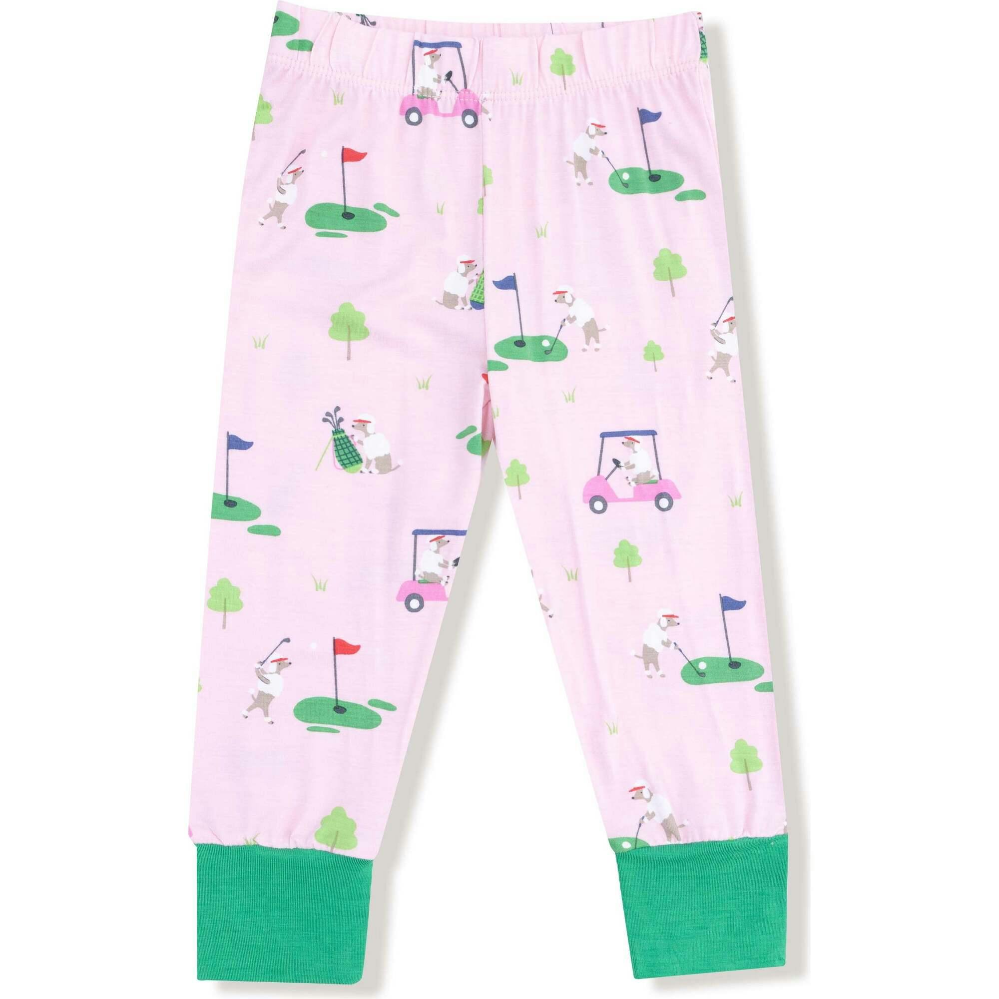 Dog Gone Golf - Blue - Short Sleeve Loungewear Set