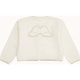 Cassandra Cashmere Angel Wing™ Cardigan - Ivory