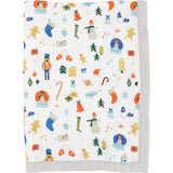 Cotton Muslin Burp Cloth 2 Pack - Porpoise