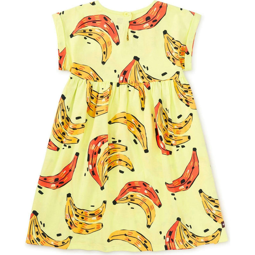 Short Sleeve Empire Dress 2.0, Yellow
